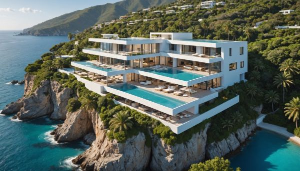 Villas haut de gamme vue mer